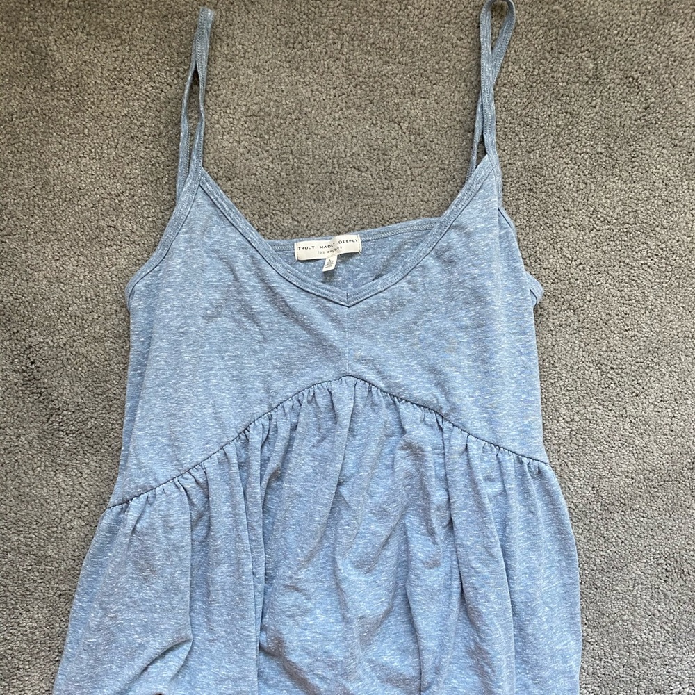 Blue Gray Tank from Urban Outfitters